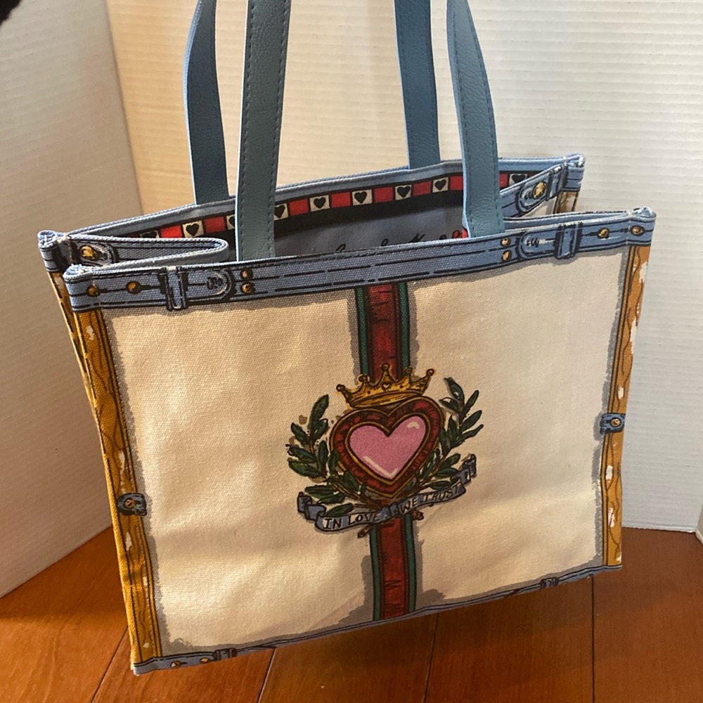 BRIGHTON In Love We Trust Tom Clancy canvas tote bag 2019 Take me to Paris